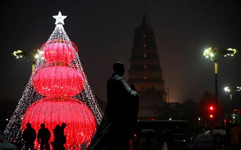 what are christmas trees called in china